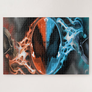 Puzzle Le ciel et l'enfer