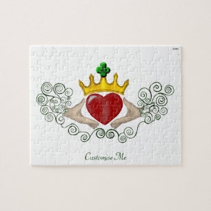 Puzzle Le Claddagh (couleur complète)