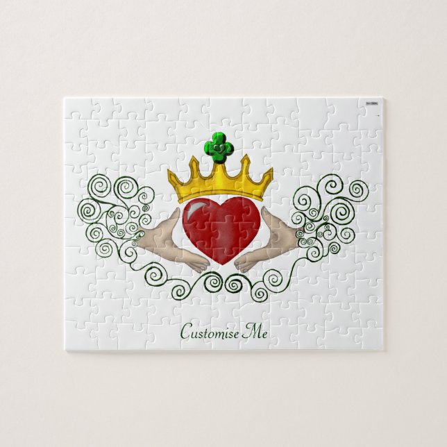 Puzzle Le Claddagh (couleur complète) (Horizontal)