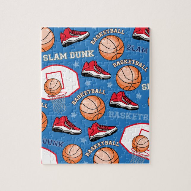 Puzzle Le claquement de basket-ball de SPORTS trempent le (Vertical)