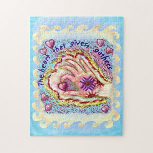 Puzzle Le Coeur Donne Des Rassemblements