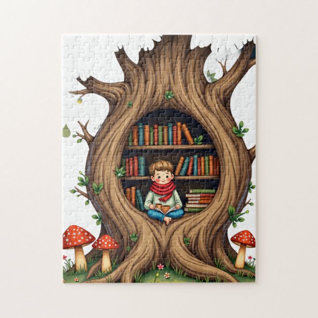 Puzzle Le coin de l'arbre creux (Vertical)