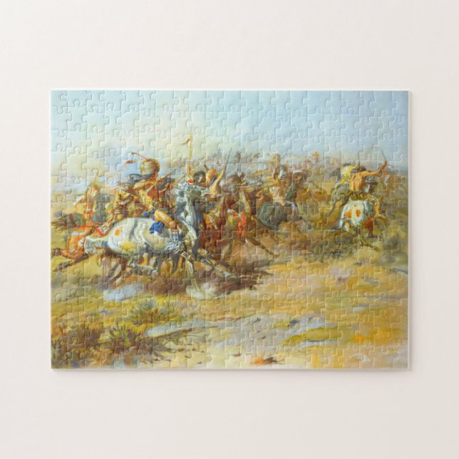 Puzzle Le combat de Custer Charles Marion Russell 1903 (Horizontal)