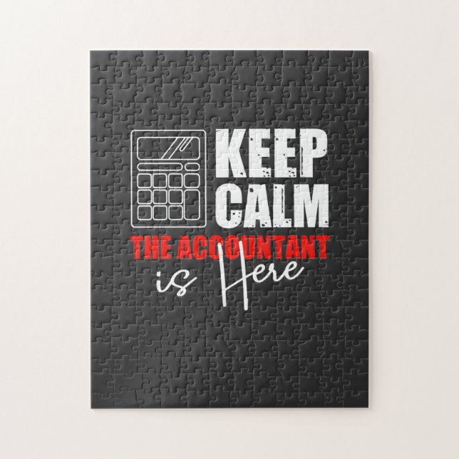 Puzzle Le Comptable Est Là (Vertical)