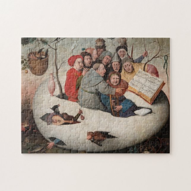 Puzzle Le concert dans l'oeuf par Hieronymus Bosch (Horizontal)