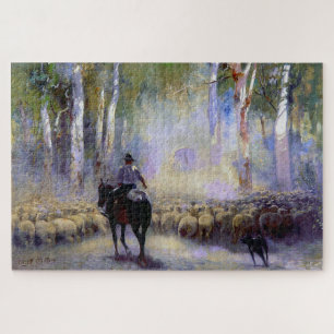 Puzzle Le conducteur de bétail 1912 Walter Withers Cowboy