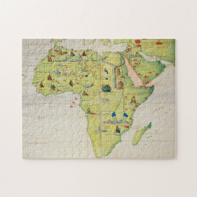 Puzzle Le continent de l'Afrique (Horizontal)