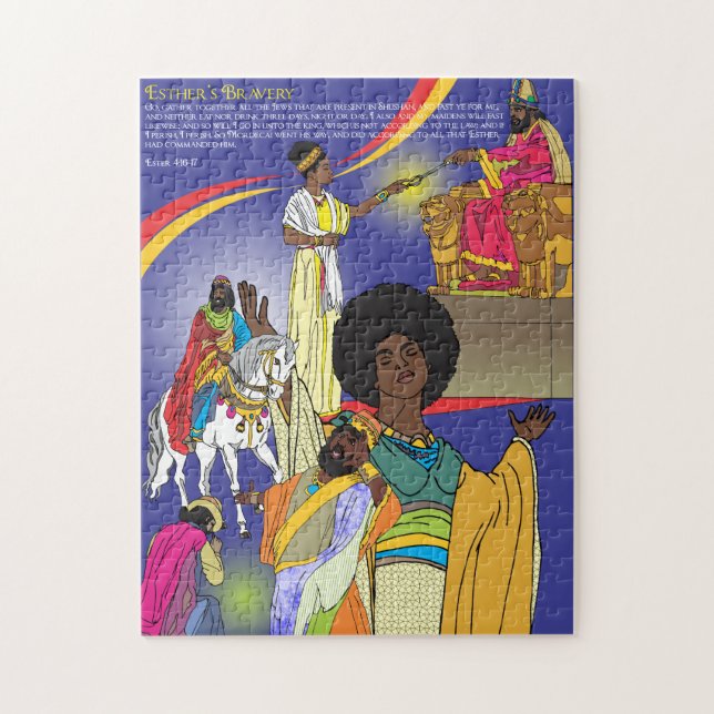 Puzzle Le courage d'Esters (Vertical)