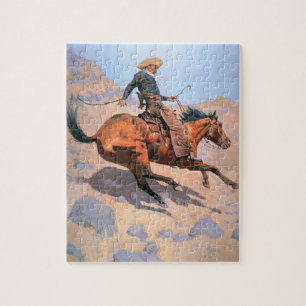 Puzzle Le cowboy (huile sur la toile)