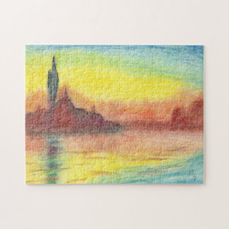 Puzzle Le crépuscule de Monet, Venise