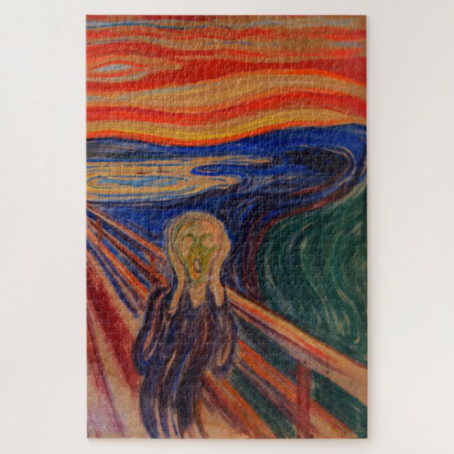 Puzzle Le cri d'Edvard Munch (Vertical)