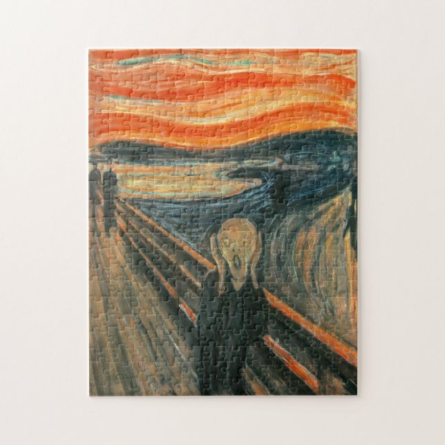 Puzzle Le cri perçant par Edvard Munch (Vertical)