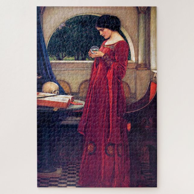 Puzzle Le Crystal Ball, John William Waterhouse (Vertical)