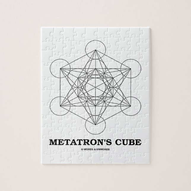 Puzzle Le cube de Metatron (la géométrie sacrée) (Vertical)