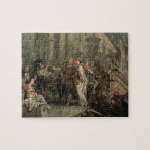 Puzzle Le débarquement de Cléopâtre au tarse (huile