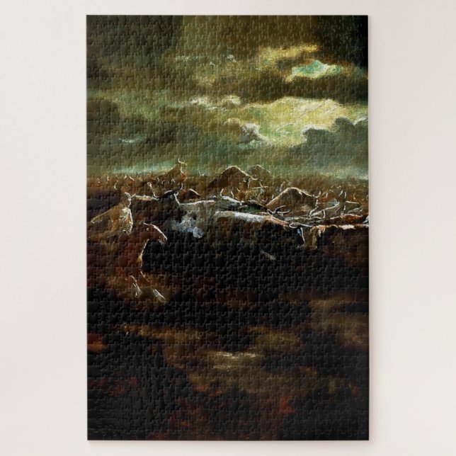 Puzzle « Le Dernier Combat » Art occidental de Charles M  (Vertical)