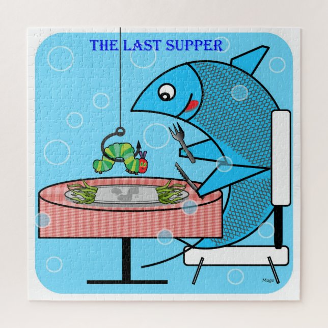 PUZZLE LE DERNIER REPAS DU POISSON (Vertical)