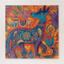 Le design animé d'Alebrijes dans le Mexique tradit