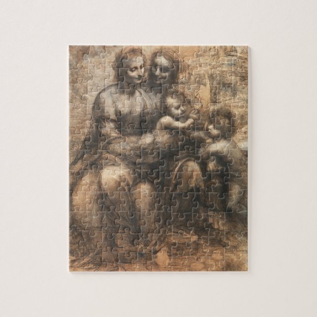 Puzzle Le dessin de Léonard de Vinci Le Cartoon de Léonar (Vertical)