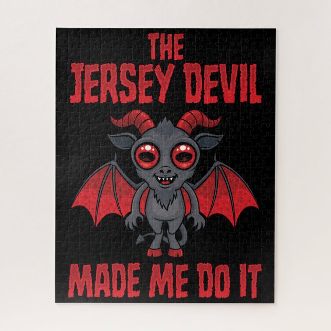 Puzzle Le Diable du New Jersey m'a fait faire ça (Vertical)