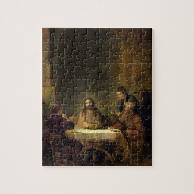 Puzzle Le dîner chez Emmaus, 1648 (huile sur le panneau) (Vertical)