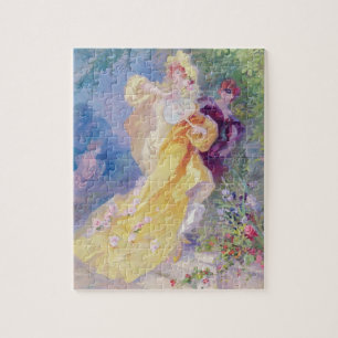 Puzzle Le domino jaune, conception pour une tapisserie