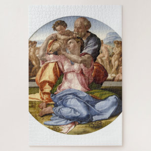 Puzzle Le Doni Tondo : La Sainte Famille de Michel-Ange