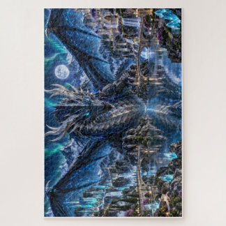 Puzzle Le Dragon d’Obsidienne et les Cités Magiques