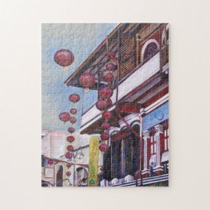 Puzzle Le dragon levant de mon père, Singapour