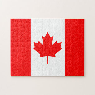 Puzzle Le drapeau canadien, Canada