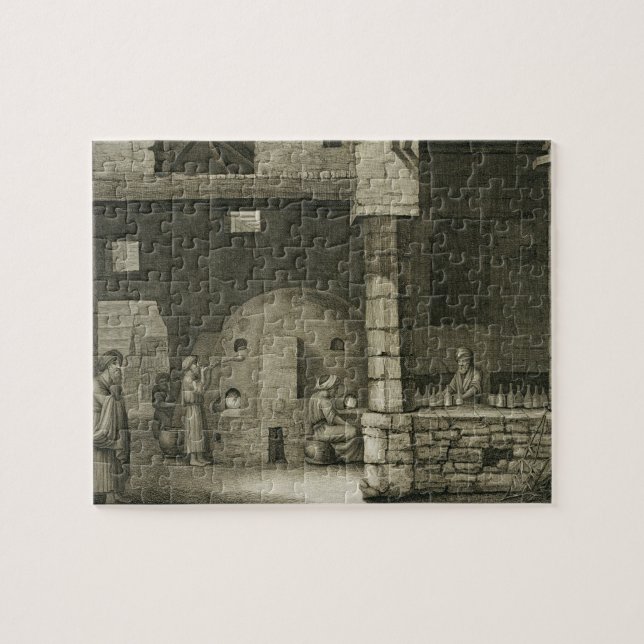 Puzzle Le fabricant de bouteille en verre, des arts du (Horizontal)