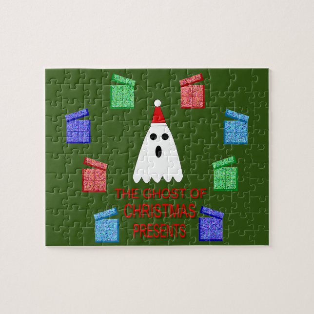 Puzzle Le fantôme de Noël présente drôle (Horizontal)