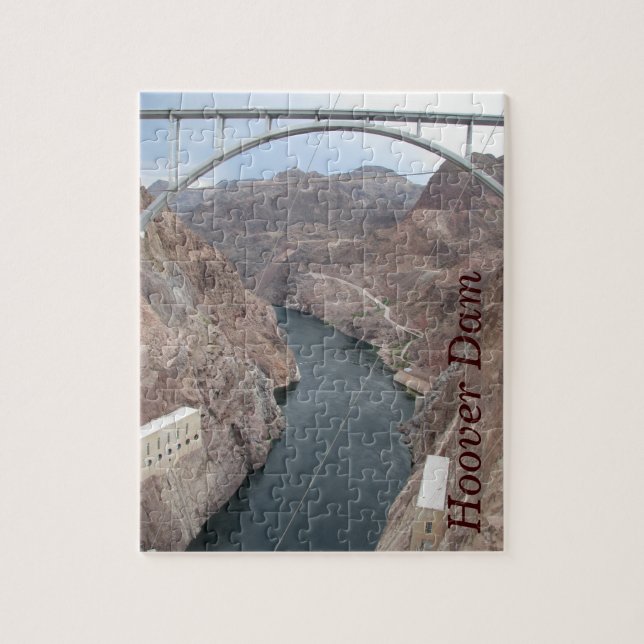 Puzzle Le fleuve Colorado sous le barrage de Hoover (Vertical)