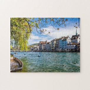 Puzzle Le fleuve Limmat, Zurich