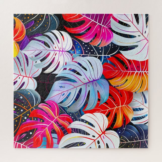 Puzzle Le Foliage Tropical De La Jungle Paradise (Horizontal)