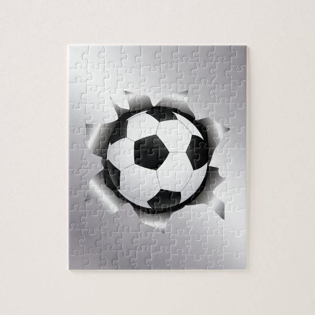 Puzzle le football par le feuillard (Vertical)