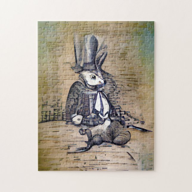 Puzzle Le Gentleman Rabbit  (Vertical)