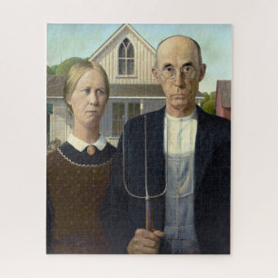 Puzzle Le gothique américain de Grant Wood