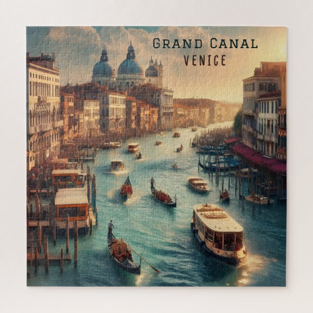 Puzzle Le Grand Canal à Venise Italie Voyage (Vertical)