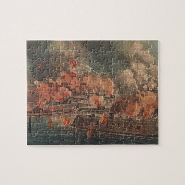 Puzzle Le grand combat à la guerre civile de Charleston (Horizontal)