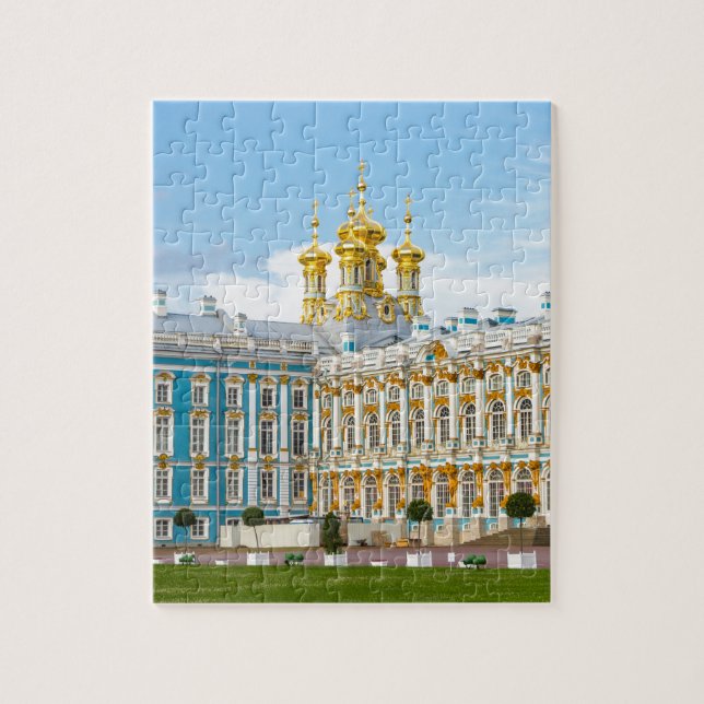 Puzzle Le grand palais Tsarskoye Selo de Catherine (Vertical)