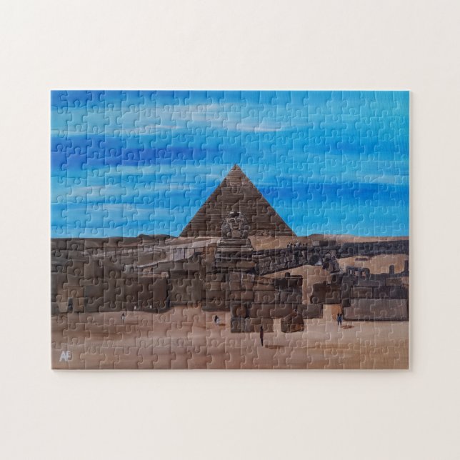 Puzzle Le Grand Sphinx et la Pyramide de Khafre (Horizontal)