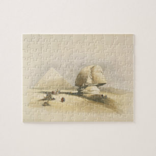 Puzzle Le grand sphinx et les pyramides de Gizeh, de "E