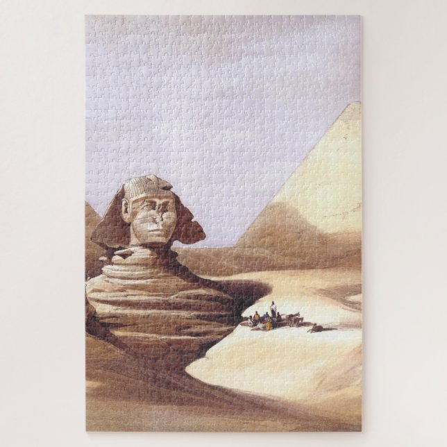Puzzle Le Grand Sphinx, Pyramides de Gizeh (Vertical)