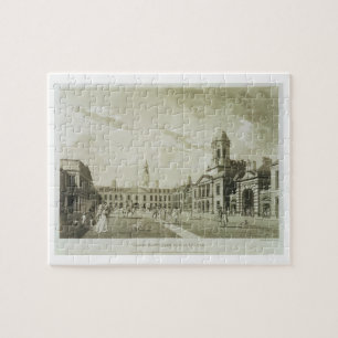 Puzzle Le grand yard de cour, château de Dublin, 1792