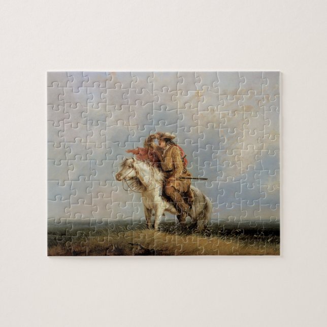 Puzzle Le Greenhorn perdu, perdu dans la prairie par Mill (Horizontal)