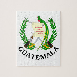 Puzzle Le GUATEMALA - emblème/drapeau/manteau des