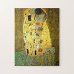 Puzzle Le ~ Gustav Klimt de baiser<br><div class="desc">C'est le baiser peint par Gustav Klimt en 1907. C'est la peinture de Nouveau d'art la plus célèbre dans l'histoire</div>