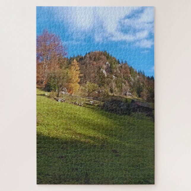 Puzzle Le Haut Pré - Nature Sauvage Roumanie (Vertical)