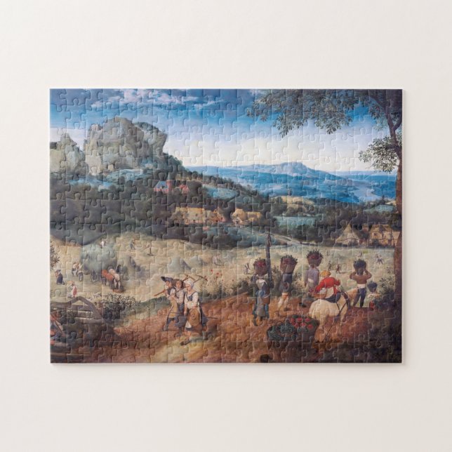 Puzzle Le Haymaking, Pieter Bruegel (Horizontal)